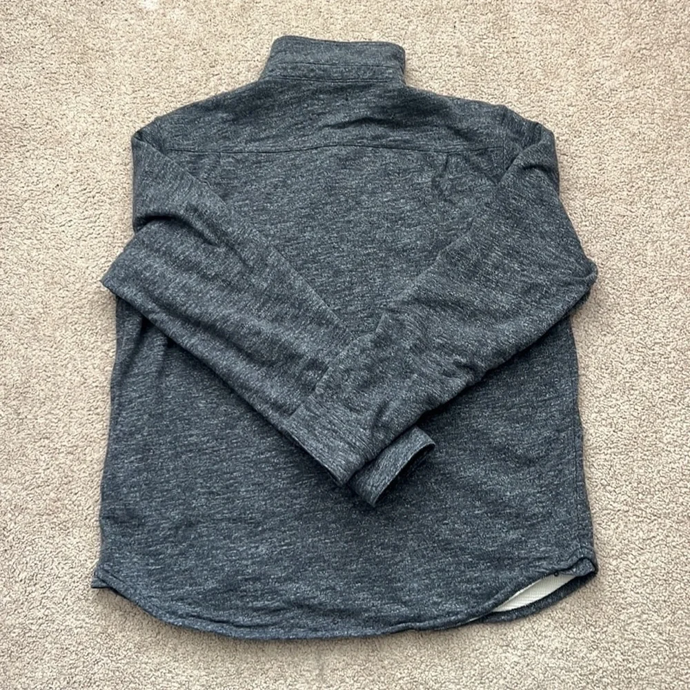 J. Crew Long Sleeve Button Up Collared Gray Wash Shirt Size XL